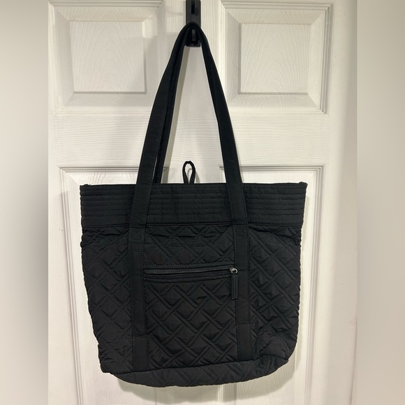 Vera Bradley Black Quilted Tote - Picture 2 of 5
